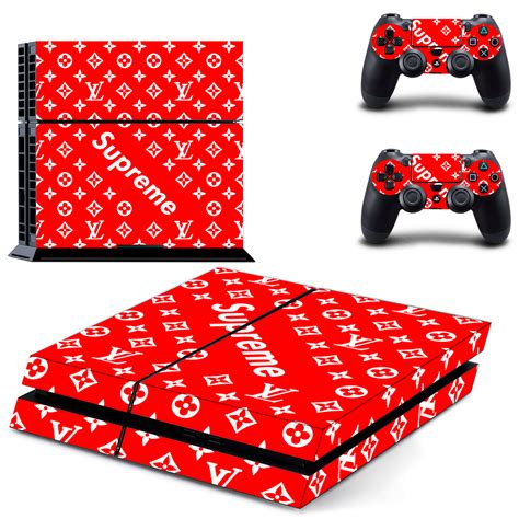 louis vuitton supreme ps4 controller skin|louis vuitton sweatpants.